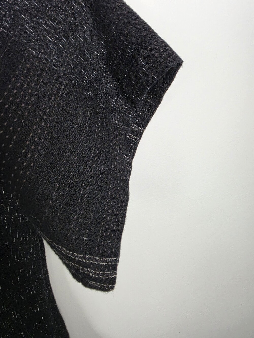 Fisher Project By Eileen Fisher Koshi Crossing Shift Dress Black Womens Size XL - Picture 6 of 14